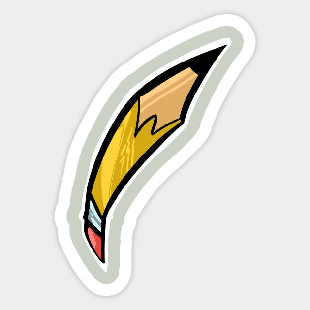 Stylish Pencil Sticker by jamesweinreb